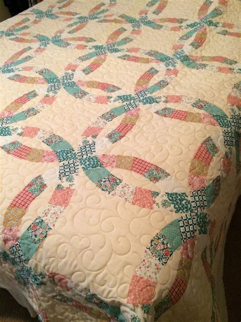 Free Printable Double Wedding Ring Quilt Pattern